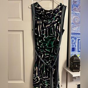 BCBG Maxaria zebra print work dress